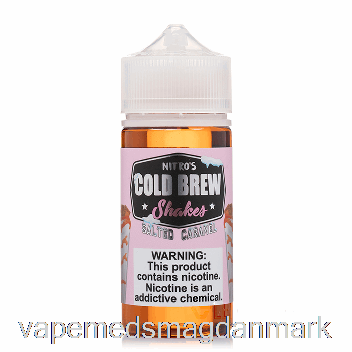 Engangs Vape Danmark Saltet Karamel - Nitros Koldbryg - 100ml 3mg